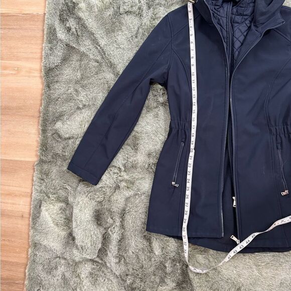 Lauren Ralph Lauren Quilted Bib Hooded Softshell Jacket Size M - Picture 16 of 16